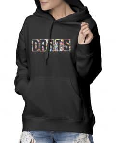 Alternative view of Damen Heavy Darts Hoodie “DARTS"