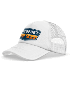 Alternative view of Trucker Cap “DARTSPORT” White