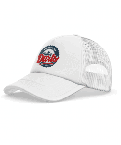 Alternative view of Trucker Cap “Darts for everyone” White