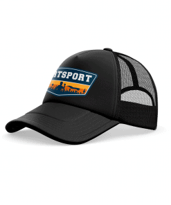 Alternative view of Trucker Cap “DARTSPORT” Black
