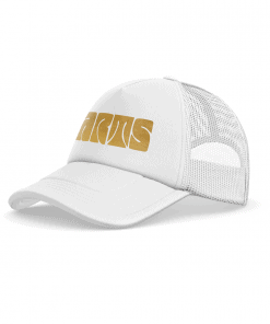 Alternative view of Trucker Cap “DARTS JMH GOLD” White