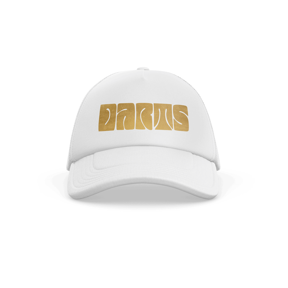 Trucker Cap “DARTS JMH GOLD” White