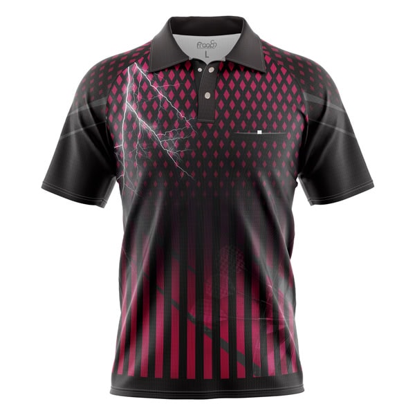 Dart Shirt "Rhombus" Pink – Bild 3
