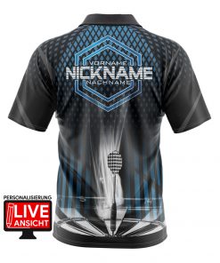 Dart Shirt "Rhombus" Blue