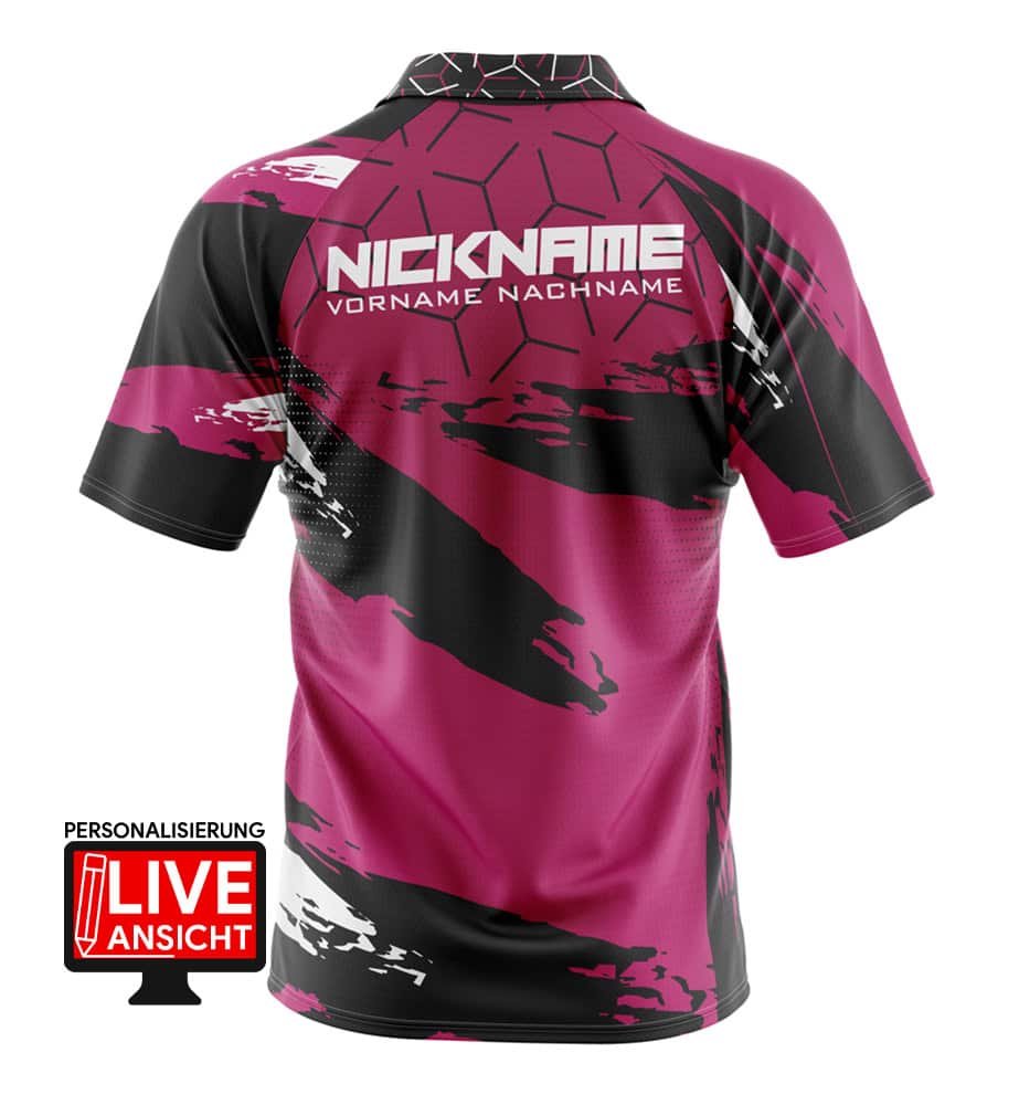 Billard Trikot "CELARE" PINK