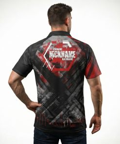 Alternative view of Dart Shirt "TENEBRIS" RED