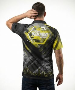 Alternative view of Dart Shirt "TENEBRIS" YELLOW