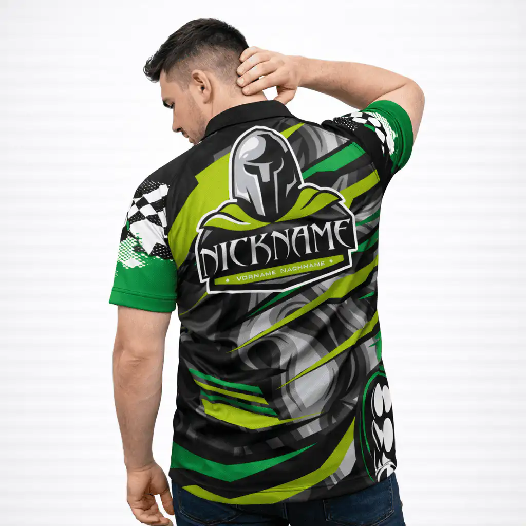 Dart Shirt "BELLATOR" GREEN – Bild 2