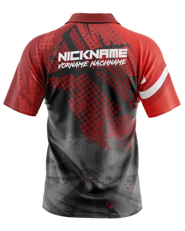 Dart Shirt "MAGNA AUSTRIA" RED – Bild 4