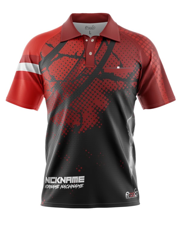 Dart Shirt "MAGNA AUSTRIA" RED – Bild 3