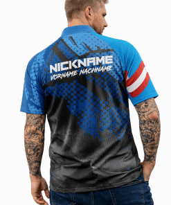 Alternative view of Dart Shirt "MAGNA AUSTRIA" BLUE