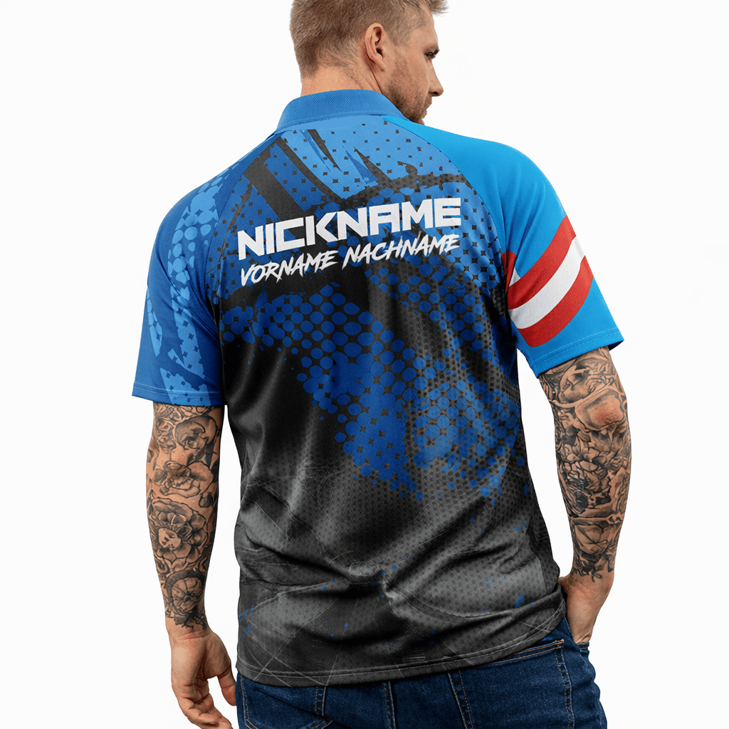 Dart Shirt "MAGNA AUSTRIA" BLUE – Bild 2