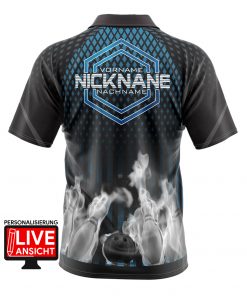 Bowling Shirt "CALMA" BLUE