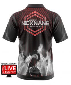 Bowling Shirt "CALMA" RED