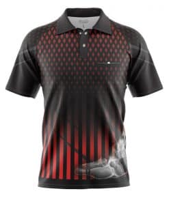 Alternative view of Bowling Shirt "CALMA" RED