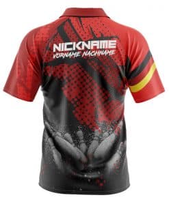 Alternative view of Bowling Shirt "FIADHAICH" RED