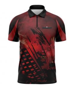 Alternative view of Bowling Shirt "TAGHADH" V1