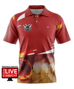 Bowling Shirt "TEINE" RED
