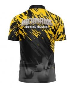 Alternative view of Billard Shirt "DILV" YELLOW