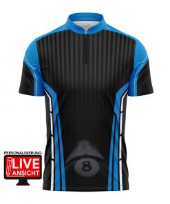 Billard Shirt "IZO" BLUE