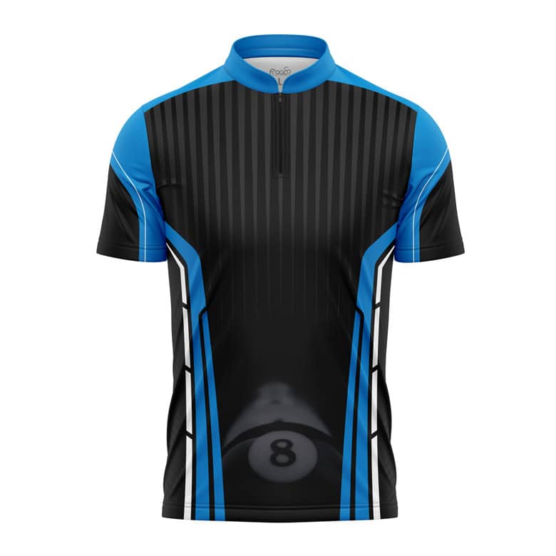 Billard Shirt "IZO" BLUE – Bild 3