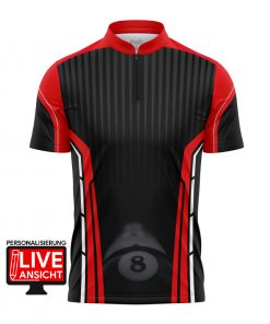 Billard Shirt "IZO" RED