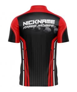 Alternative view of Billard Shirt "IZO" RED