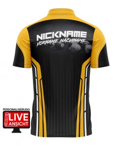 Billard Shirt "IZO" YELLOW