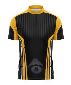 Alternative view of Billard Shirt "IZO" YELLOW