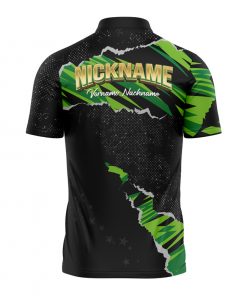 Alternative view of Billard Shirt "OPONA" GREEN