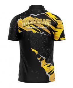 Alternative view of Billard Shirt "OPONA" YELLOW