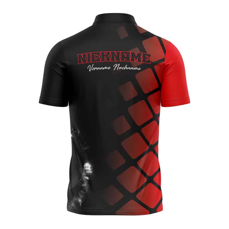 Billard Shirt "POVER" RED – Bild 3