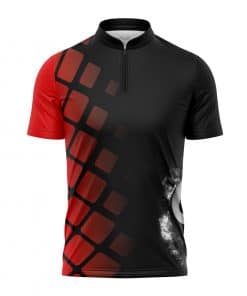 Alternative view of Billard Shirt "POVER" RED