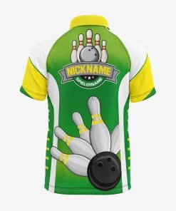 Alternative view of Bowling Shirt "Gèam" GREEN