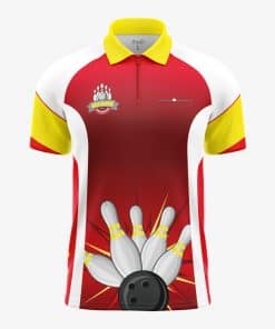 Alternative view of Bowling Shirt "Gèam" RED