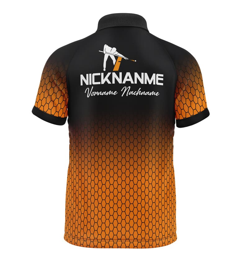 Billard Shirt "SESTER" ORANGE – Bild 3