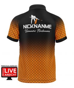 Billard Shirt "SESTER" ORANGE