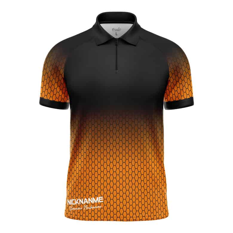 Billard Shirt "SESTER" ORANGE – Bild 2