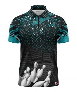 Alternative view of Bowling Trikot "GONDEL" PETROL