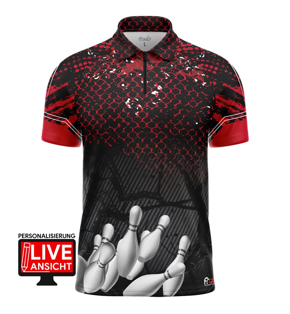 Bowling Trikot "GONDEL" RED