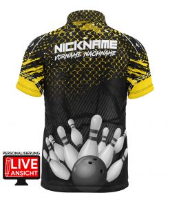 Bowling Trikot "GONDEL" YELLOW