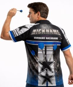 Alternative view of Dart Shirt "RECTA" BLUE