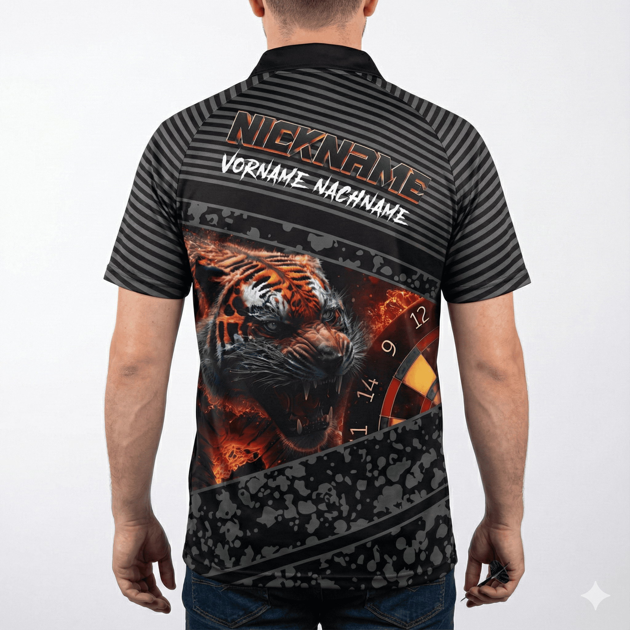 Dart Shirt "TIGRIS" GREY – Bild 2
