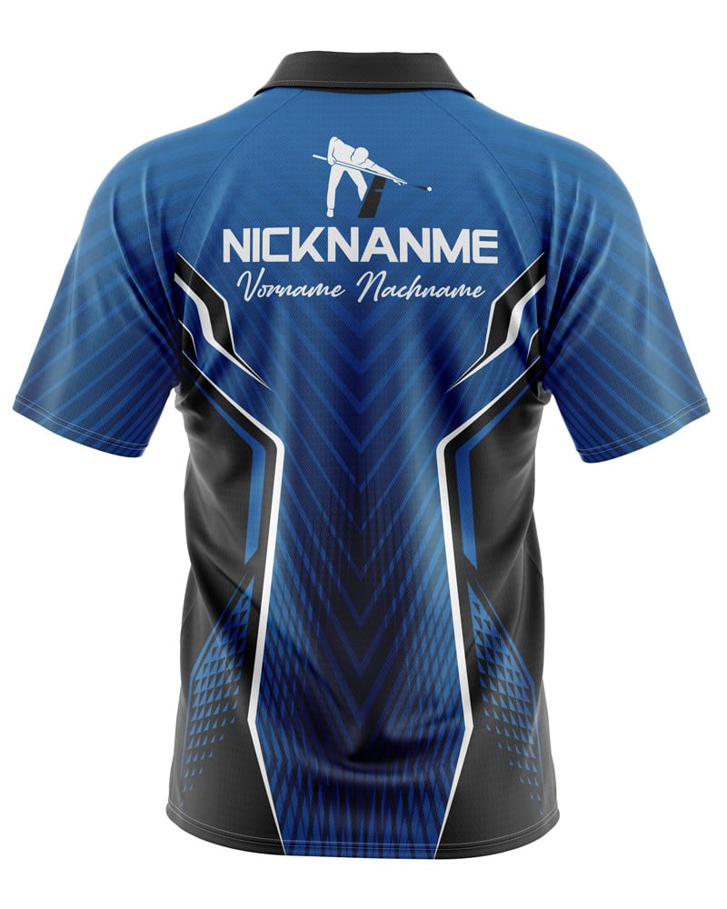 Billard Trikot "DOLITOO" BLUE – Bild 2