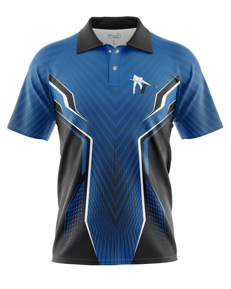 Billard Trikot "DOLITOO" BLUE – Bild 3