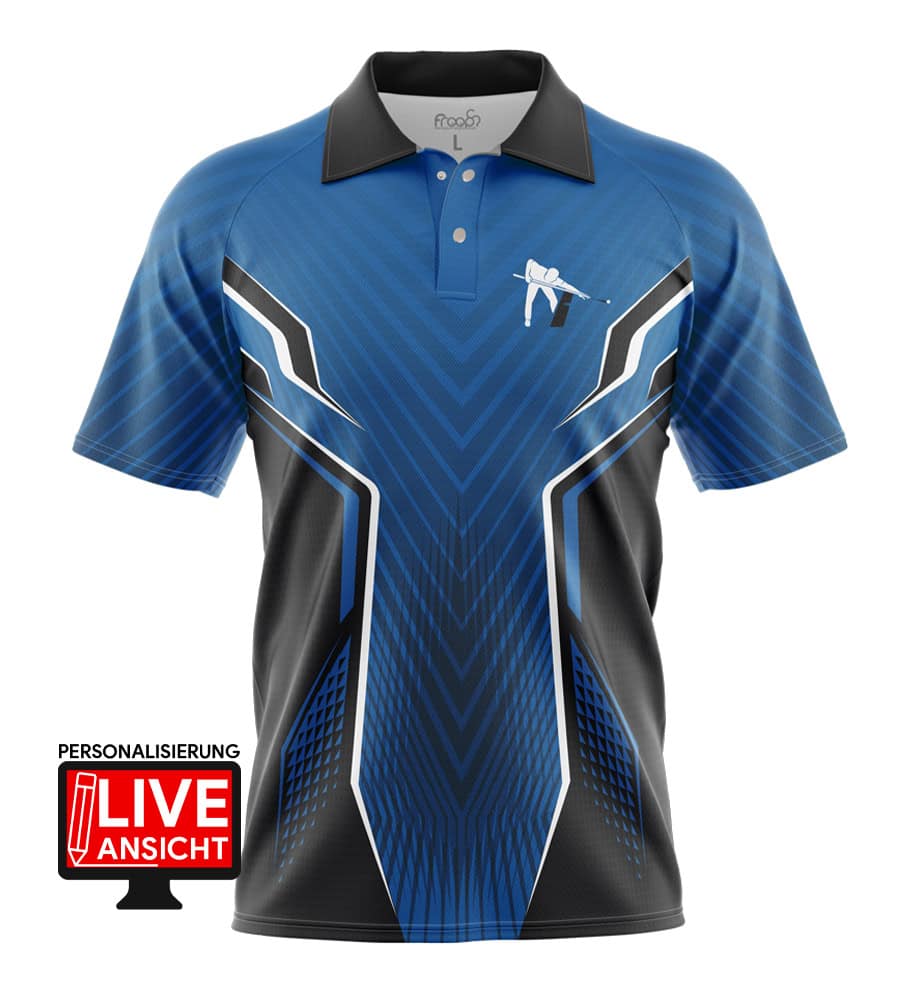 Billard Trikot "DOLITOO" BLUE