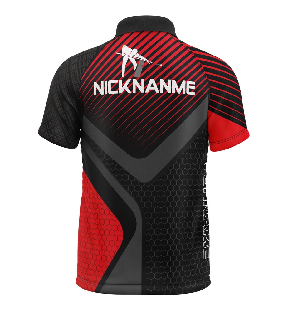 Billard Shirt "STUNNA" RED