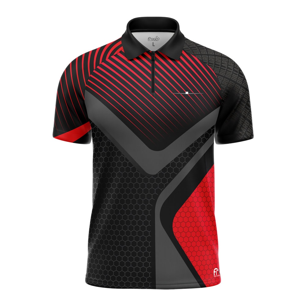 Billard Shirt "STUNNA" RED – Bild 2