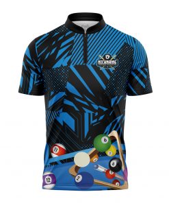 Alternative view of Billard Shirt "VISK" BLUE