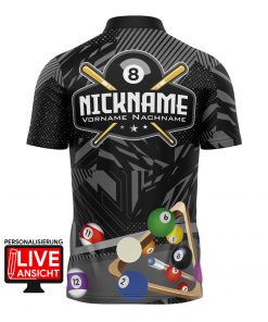 Billard Shirt "VISK" GREY